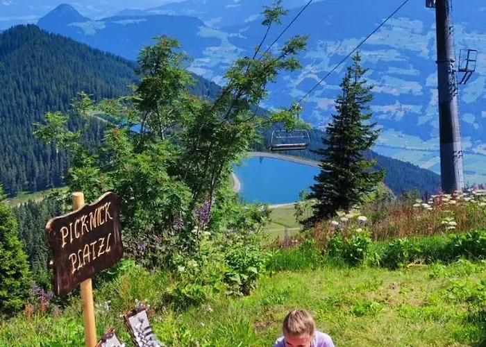 דירה Katharina Bis 5 Personen Mit Saunachalet Und Blick Auf Bergwelt Des Zillertals היפאך