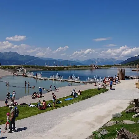 アパート Katharina Bis 5 Personen Mit Saunachalet Und Blick Auf Bergwelt Des Zillertals
